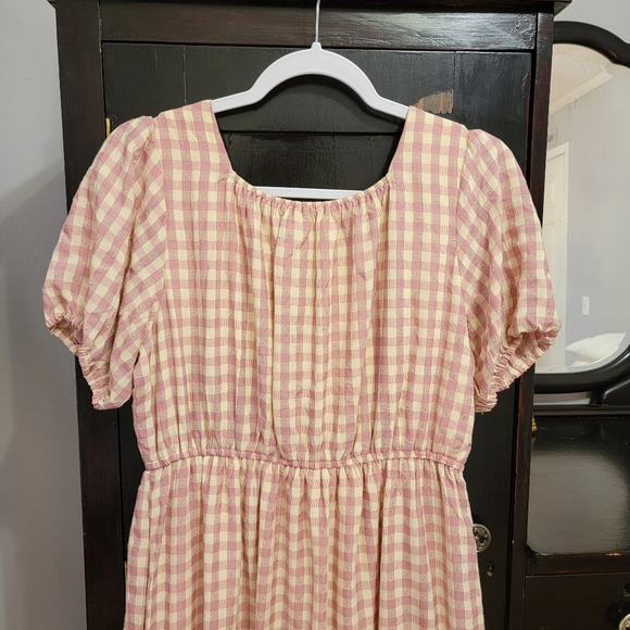 Cottagecore Pink Gingham Dress - Picture 7 of 10